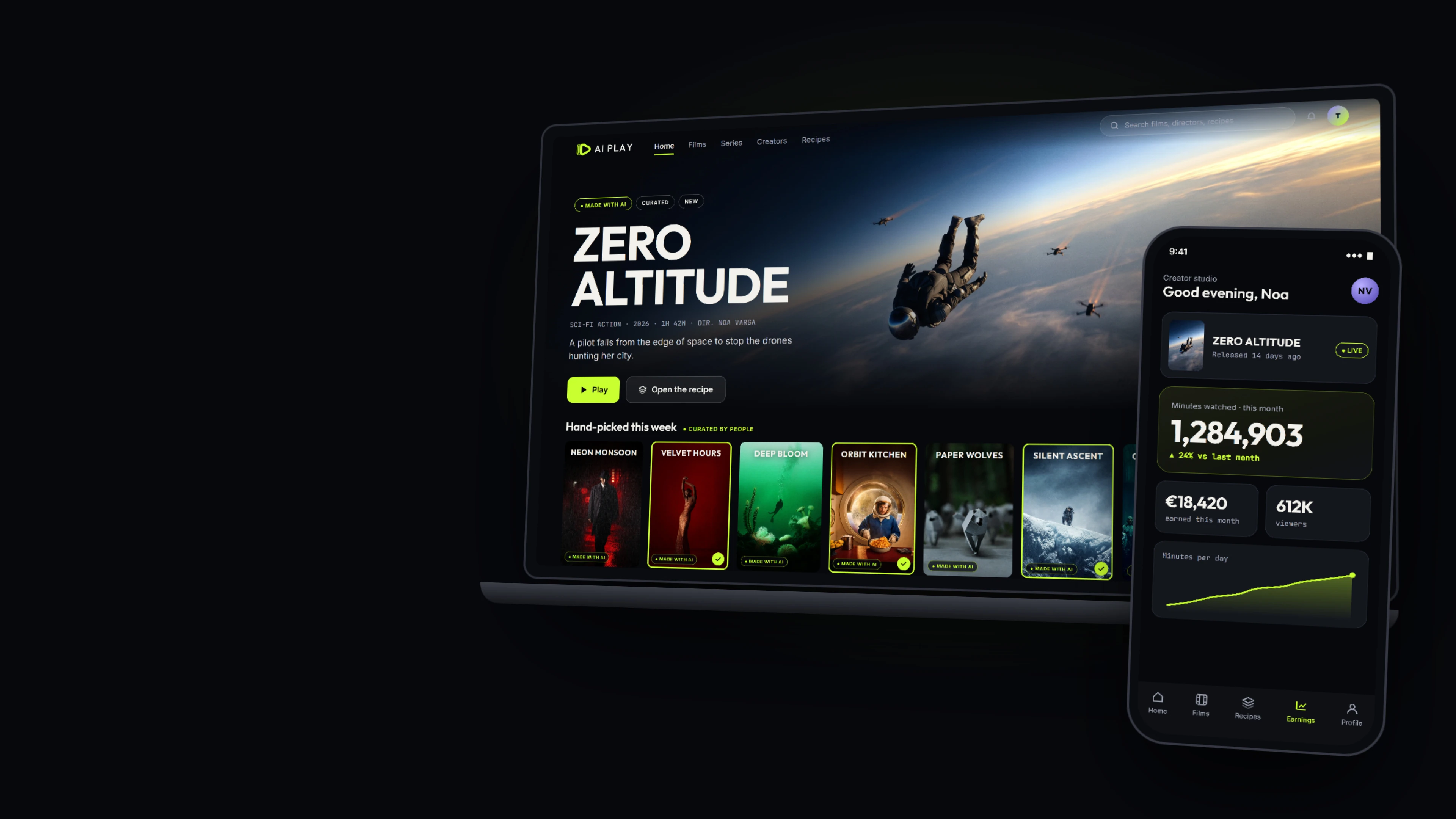 AI Play: l’app su laptop e telefono